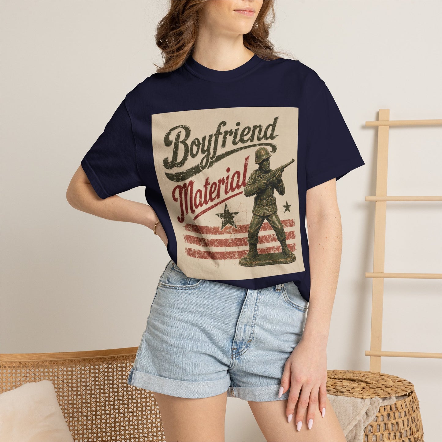 Boyfriend Material Unisex Garment-Dyed T-shirt