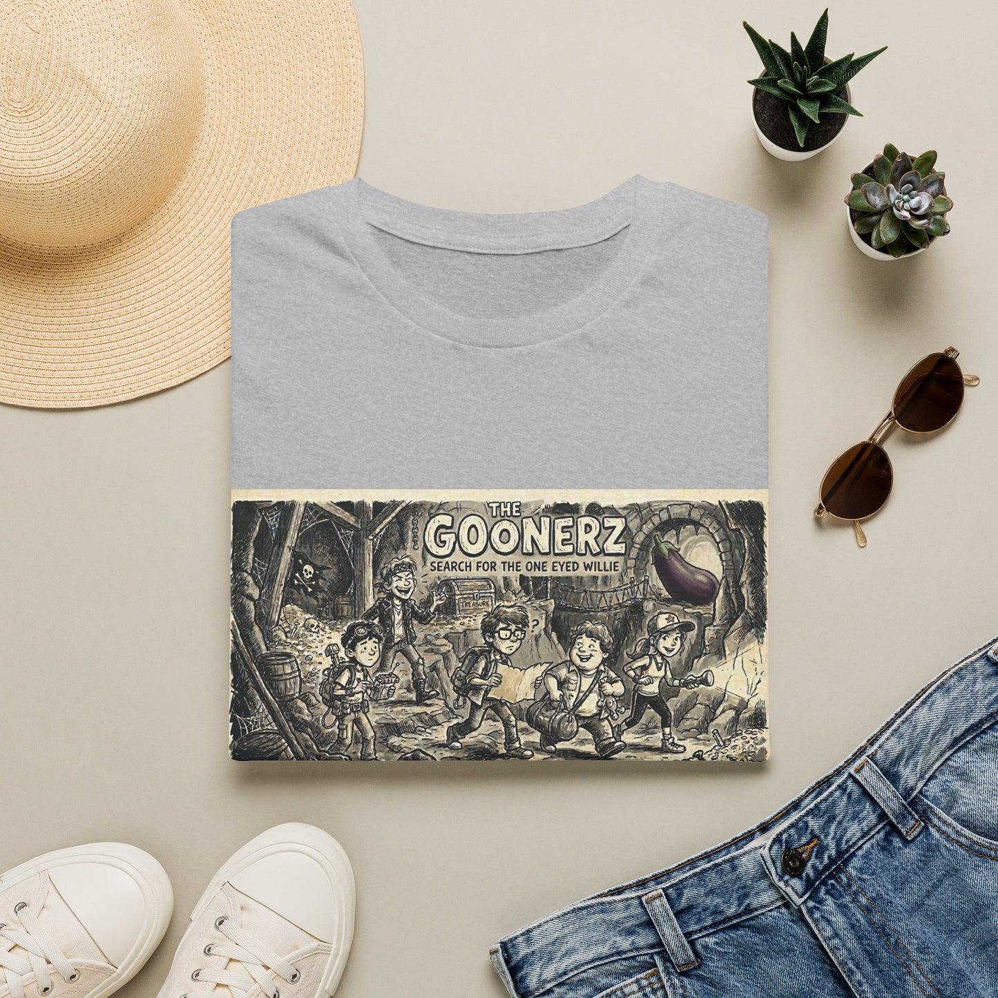 Egg plant adventures Unisex Softstyle T-Shirt