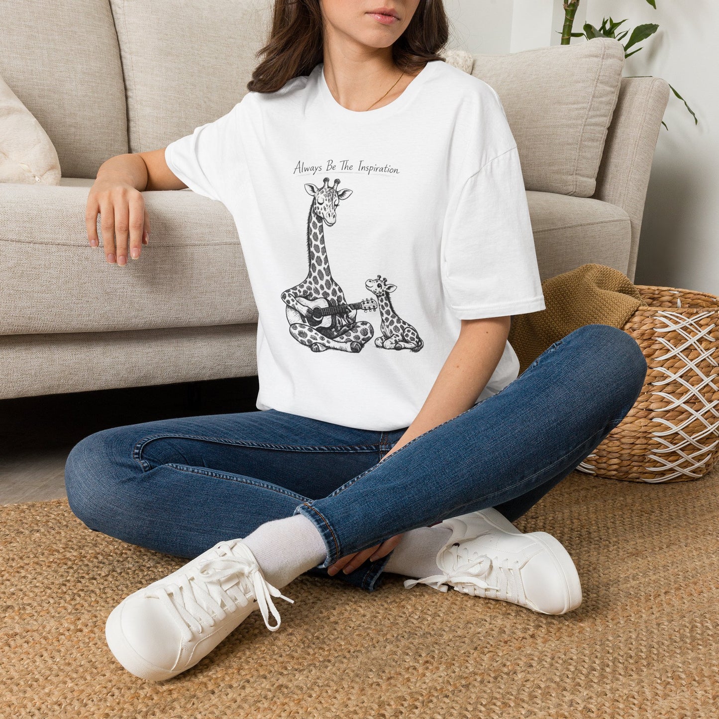 Always Be the Inspiration Motivational Softstyle Tee — Unique Unisex Gift