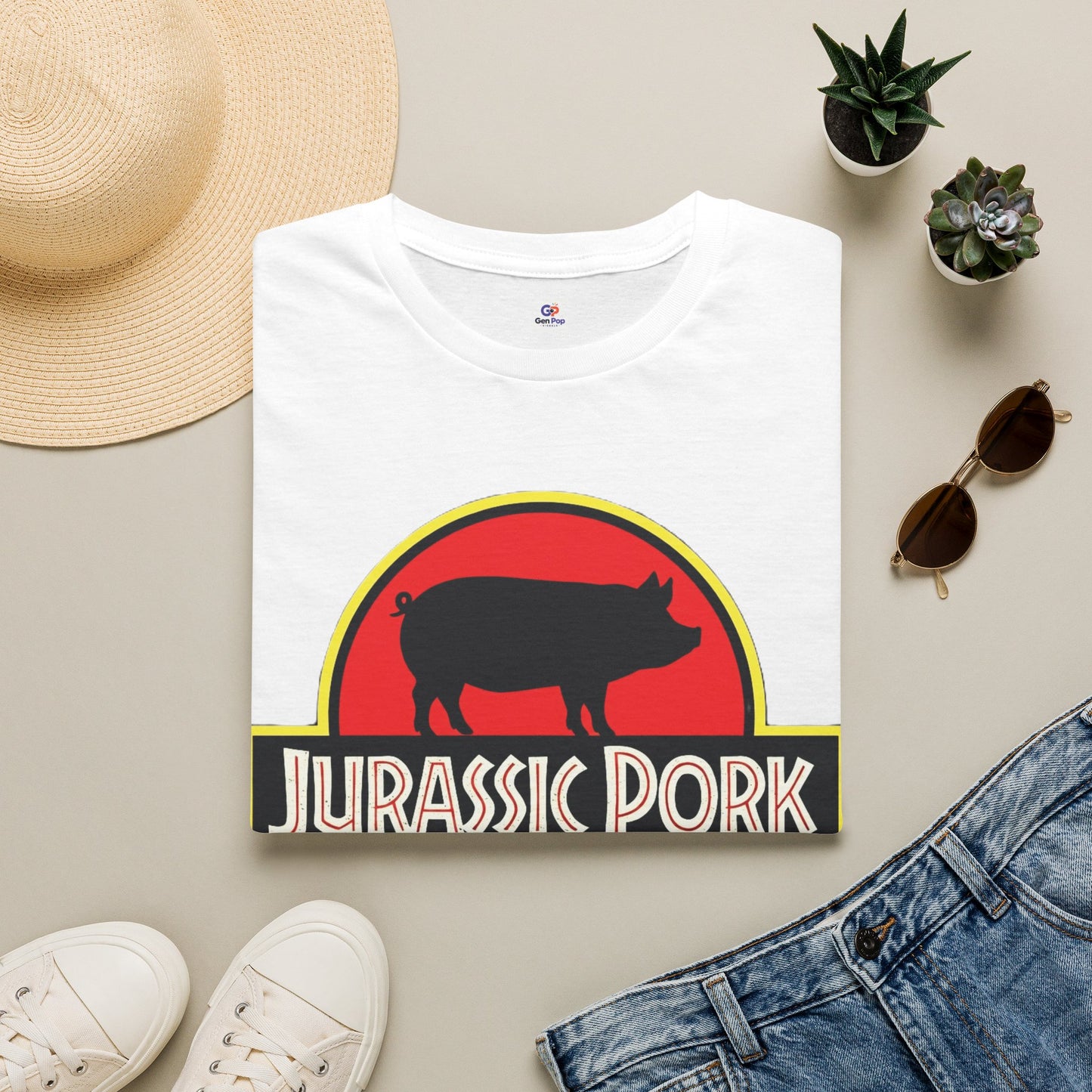 Jurrasic Pork Unisex Softstyle T-Shirt