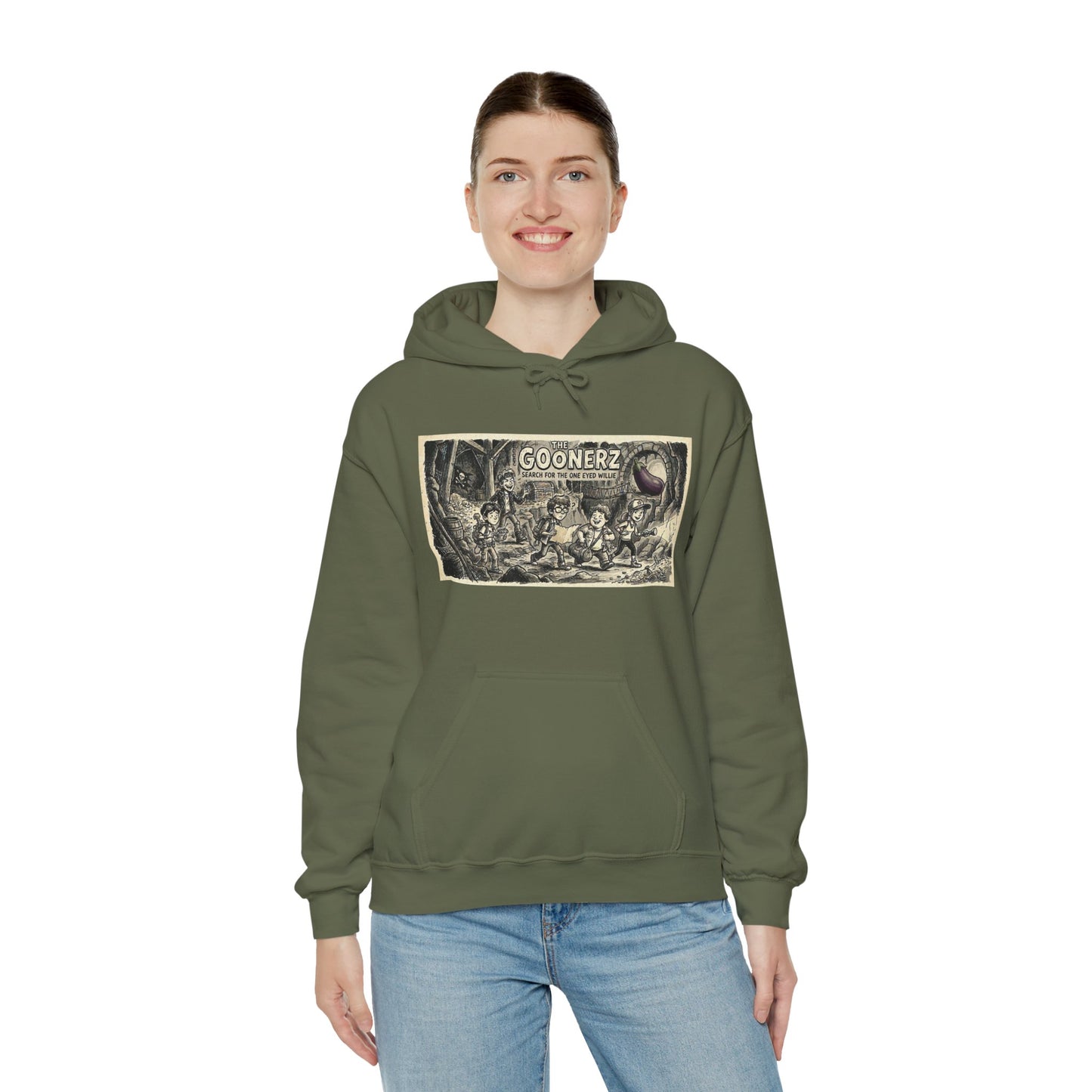 Eggplant Adventures Unisex Heavy Blend™ Hooded Sweatshirt
