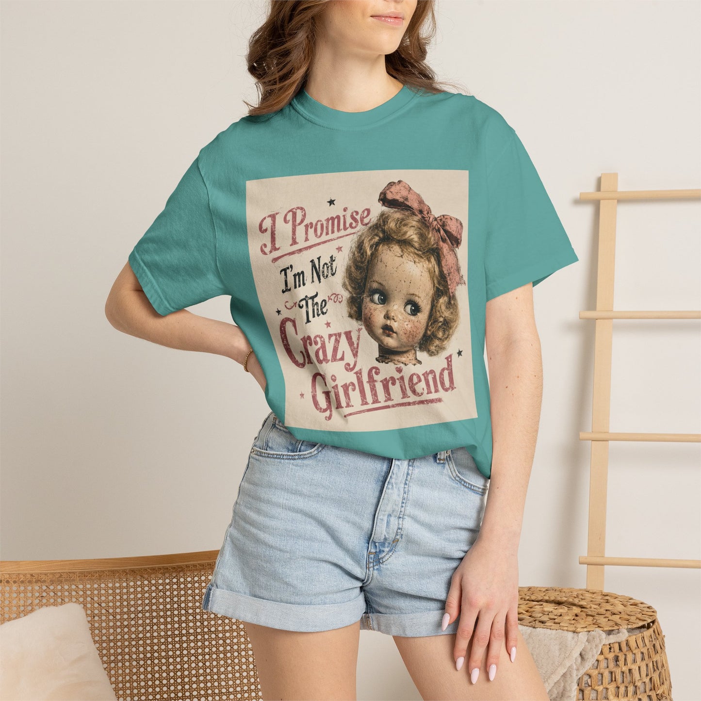 Crazy Girlfriend Unisex Garment-Dyed T-shirt