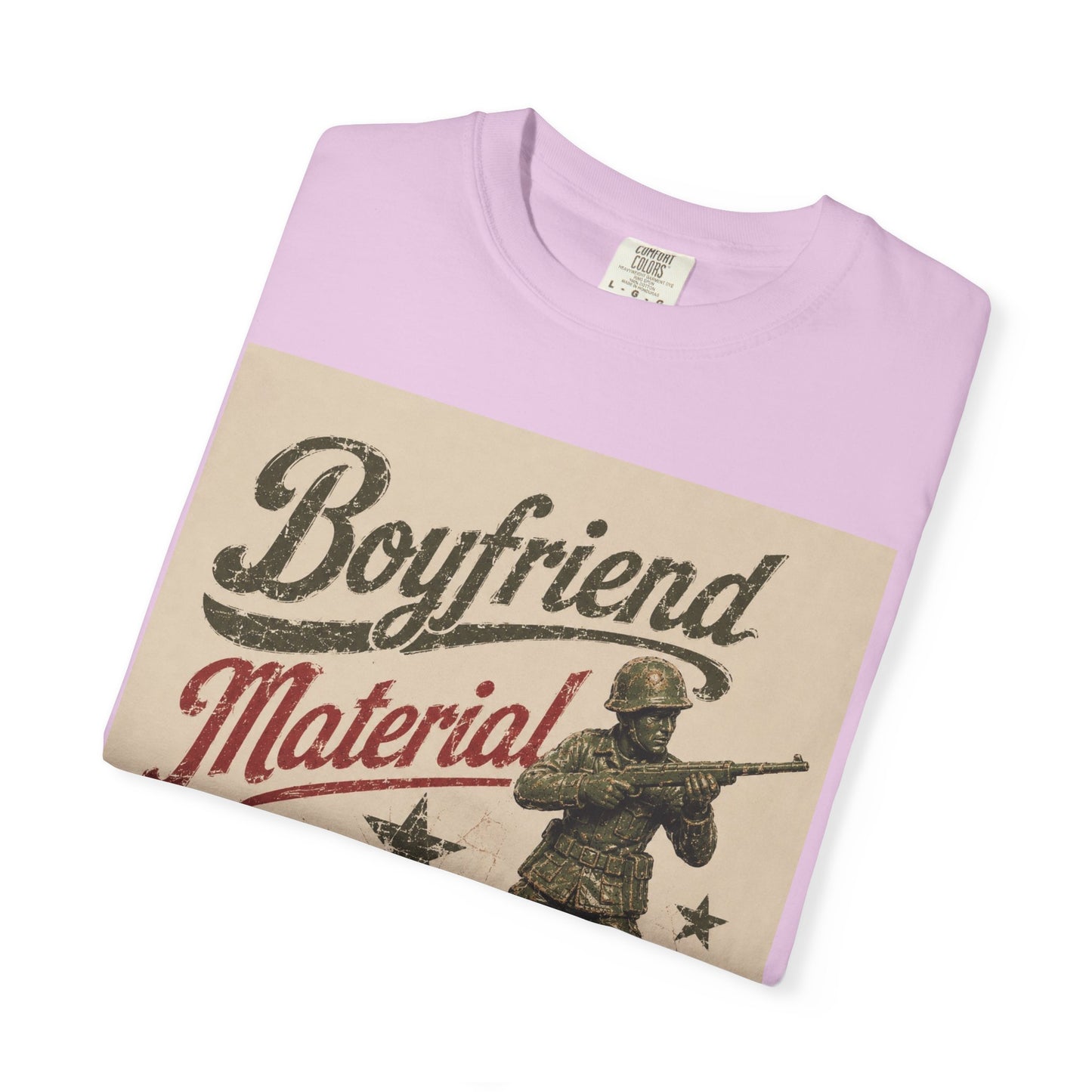 Boyfriend Material Unisex Garment-Dyed T-shirt