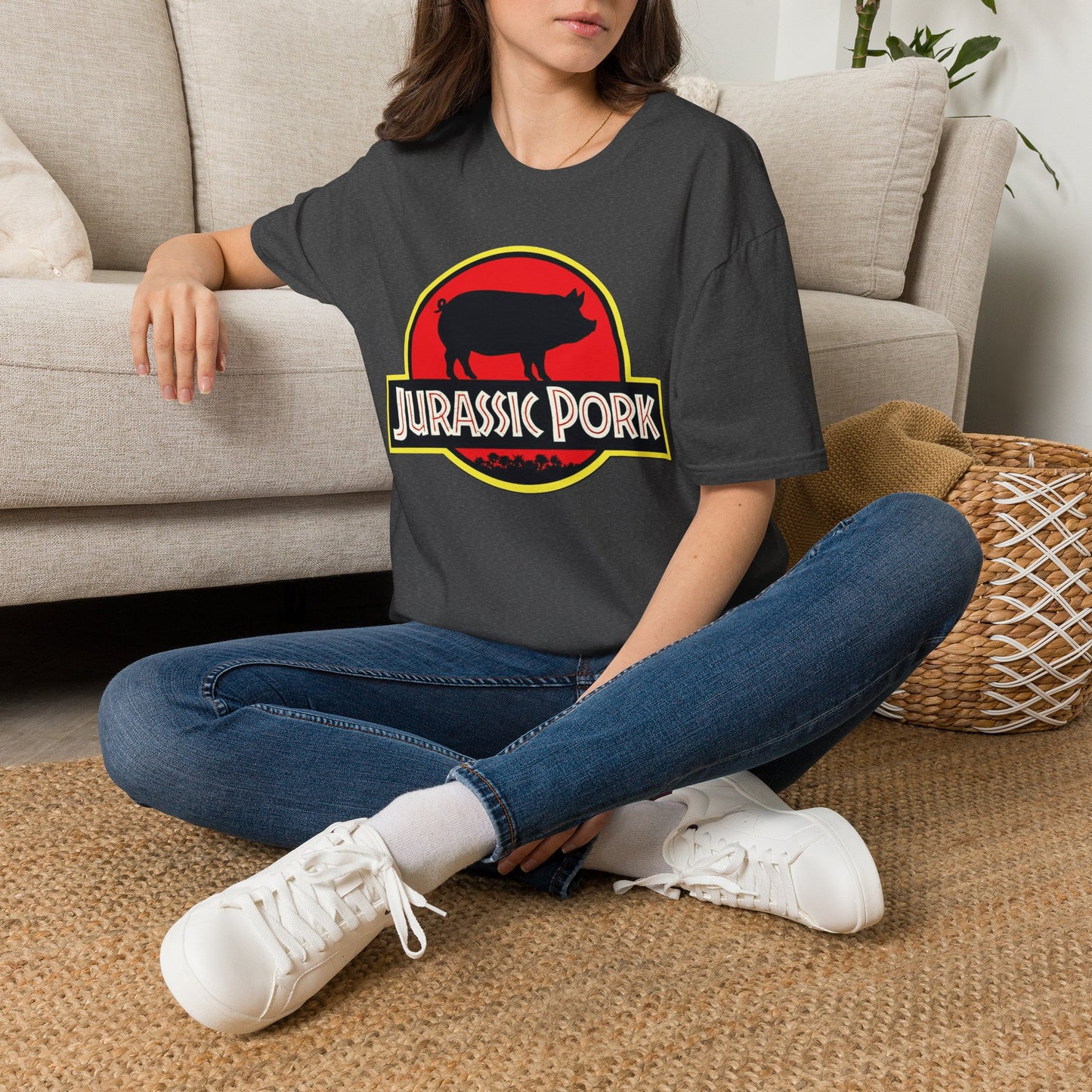 Jurrasic Pork Unisex Softstyle T-Shirt