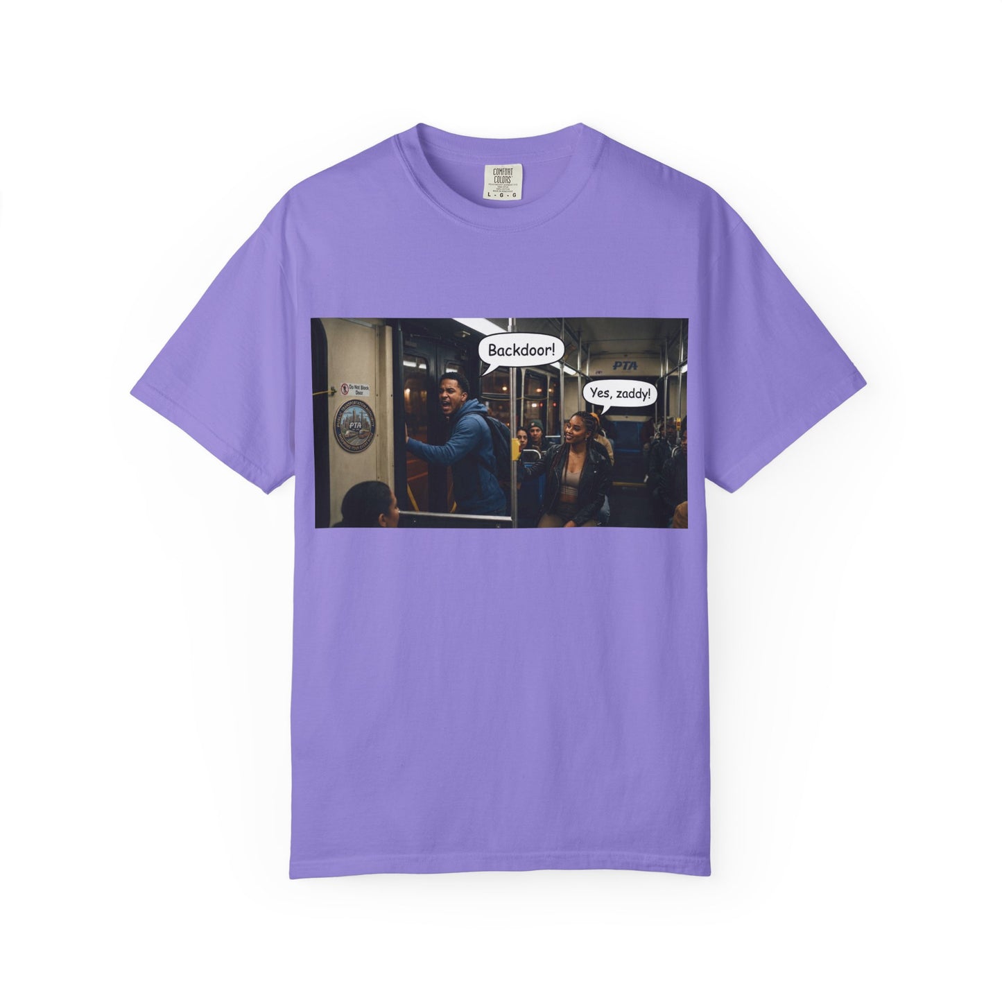 Backdoor Unisex Garment-Dyed T-shirt