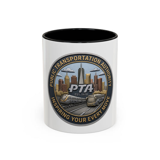PTA Logo Accent Coffee Mug (11, 15oz)