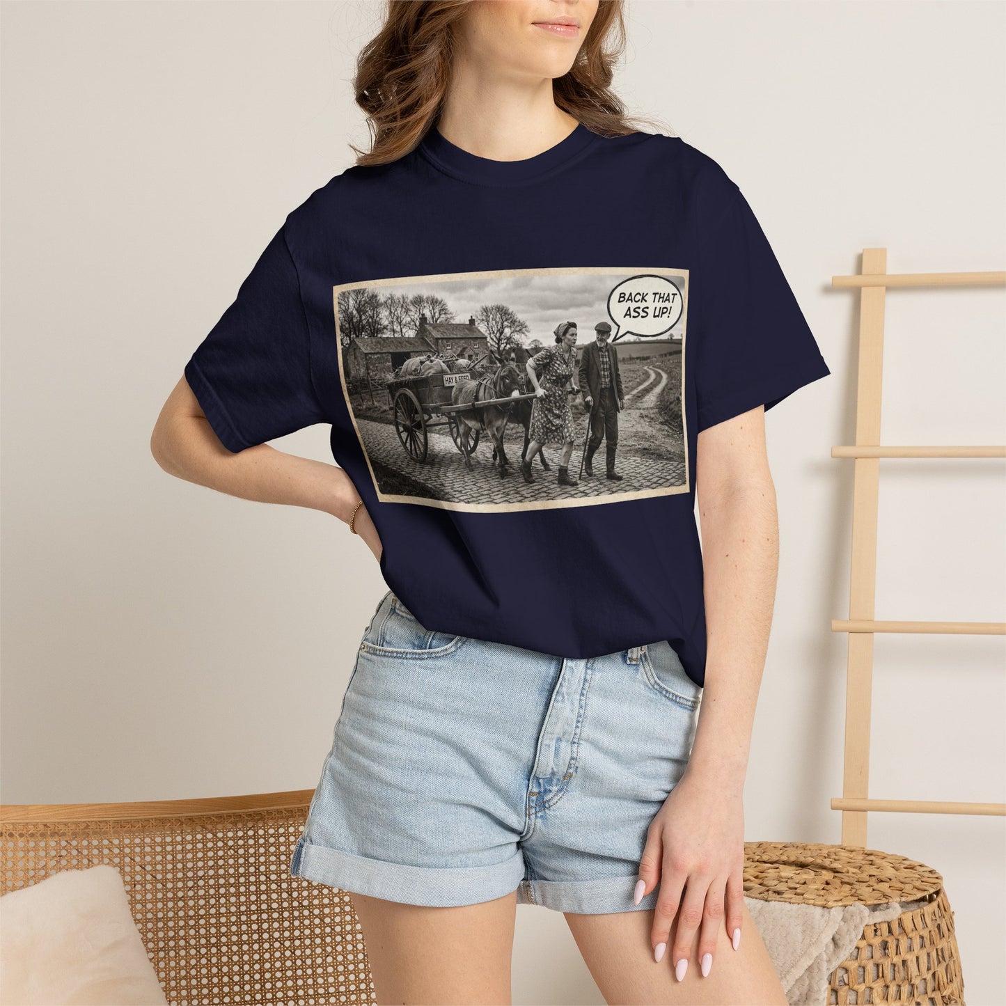 Back that Ass up Unisex Garment-Dyed T-shirt