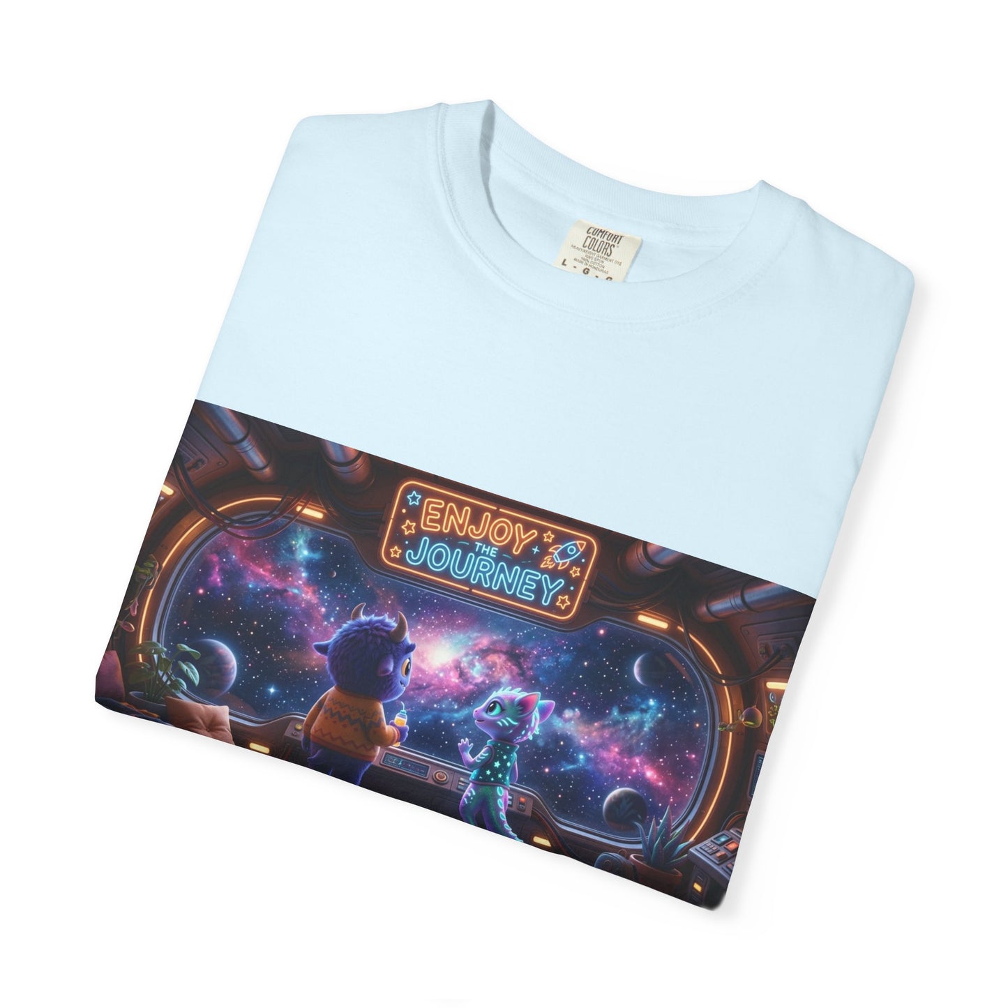 Enjoy the journey Unisex Garment-Dyed T-shirt