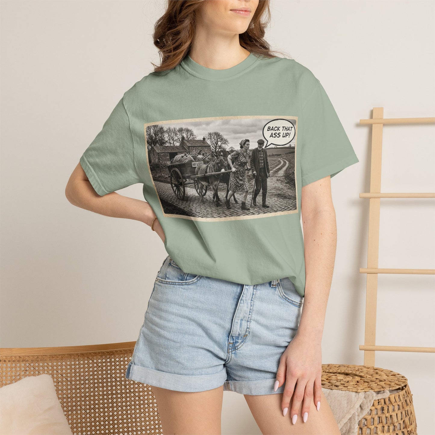 Back that Ass up Unisex Garment-Dyed T-shirt