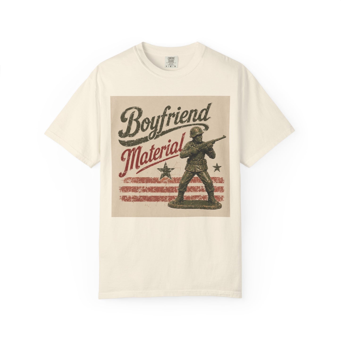 Boyfriend Material Unisex Garment-Dyed T-shirt