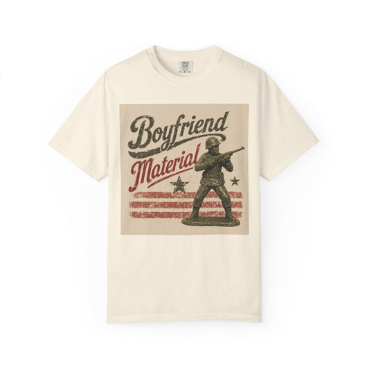 Boyfriend Material Unisex Garment-Dyed T-shirt