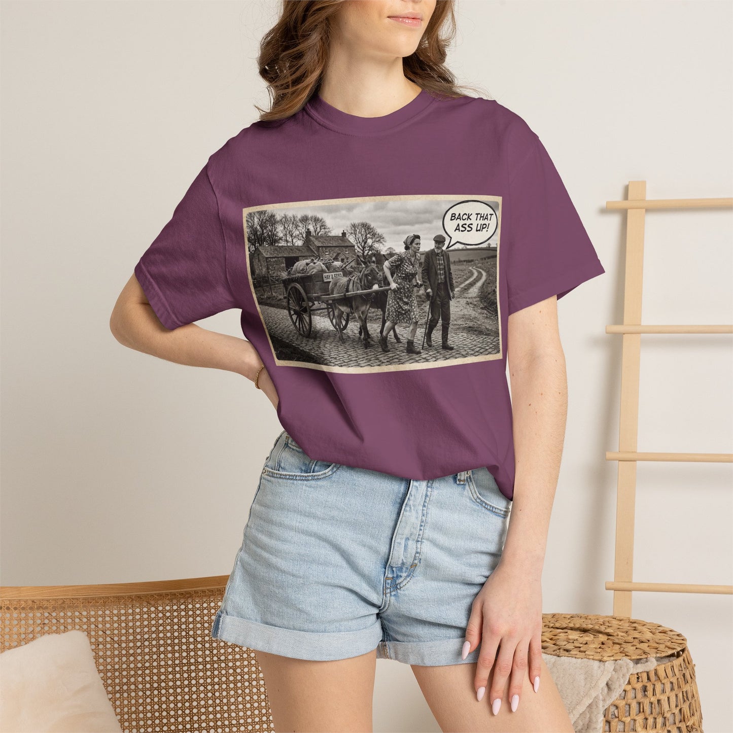 Back that Ass up Unisex Garment-Dyed T-shirt