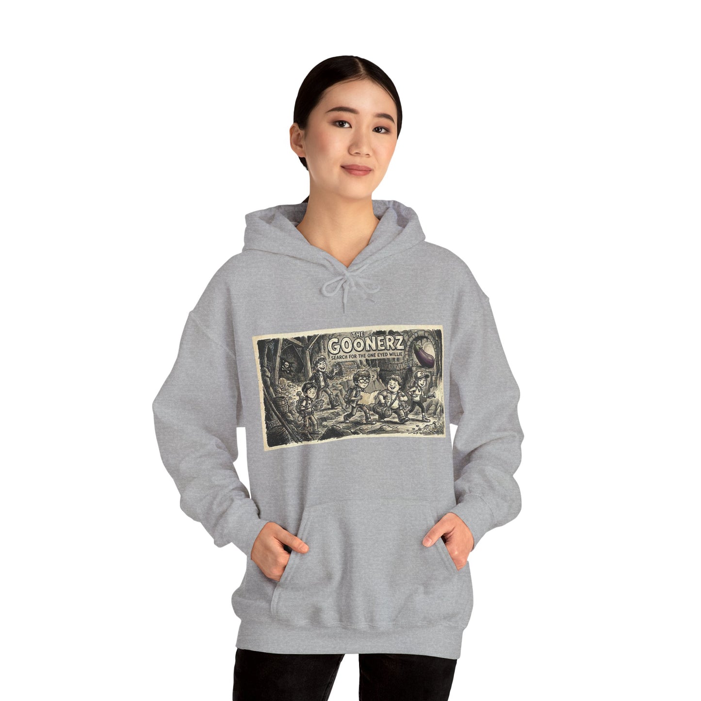 Eggplant Adventures Unisex Heavy Blend™ Hooded Sweatshirt