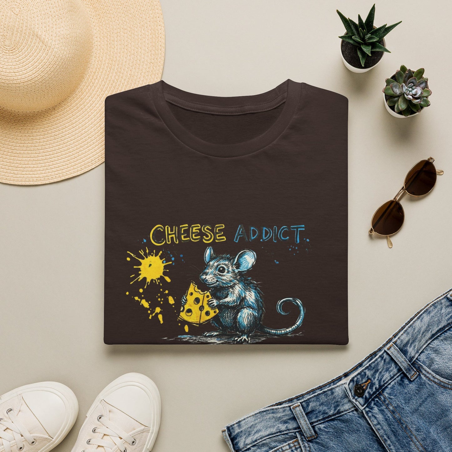 Cheese addict Unisex Softstyle T-Shirt