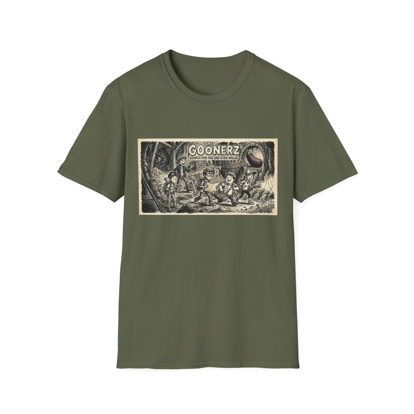 Egg plant adventures Unisex Softstyle T-Shirt