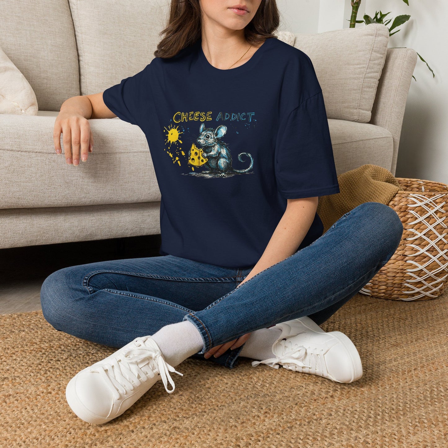 Cheese addict Unisex Softstyle T-Shirt