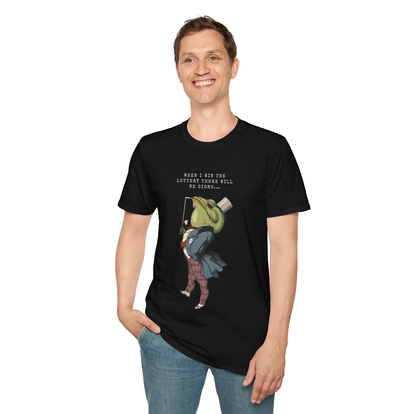When I win the lottery Unisex Softstyle T-Shirt