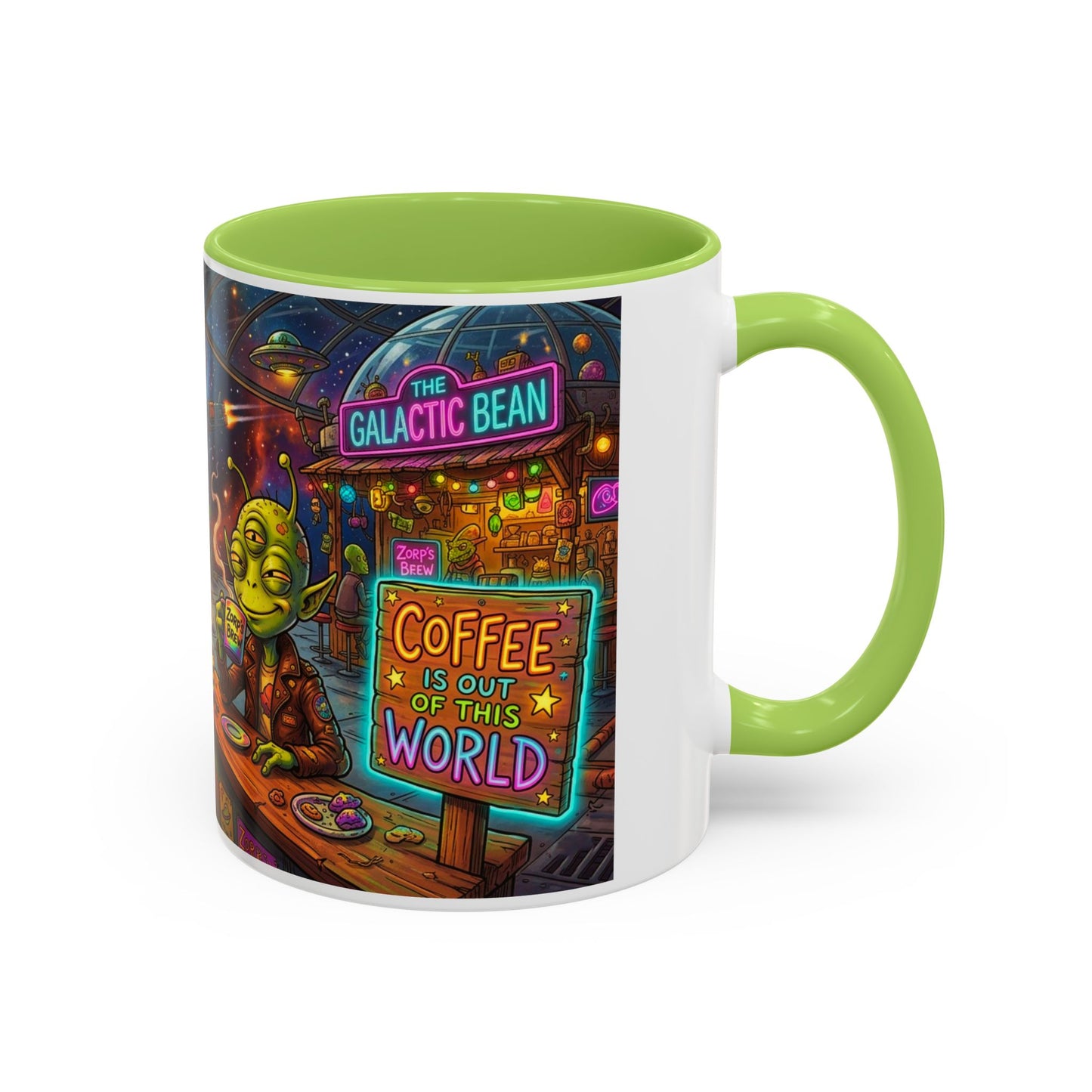 Coffee Is Out of This World Funny Accent Coffee Mug — Unique Gift for Coffee Lovers