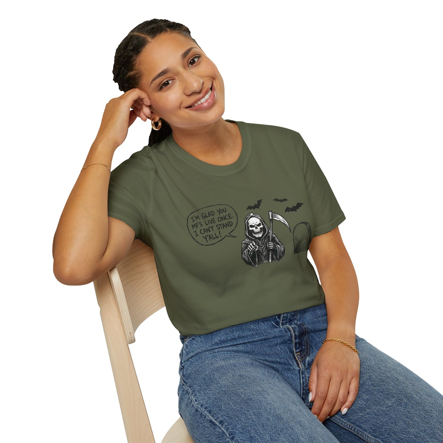 Grim Reaper Unisex Softstyle T-Shirt