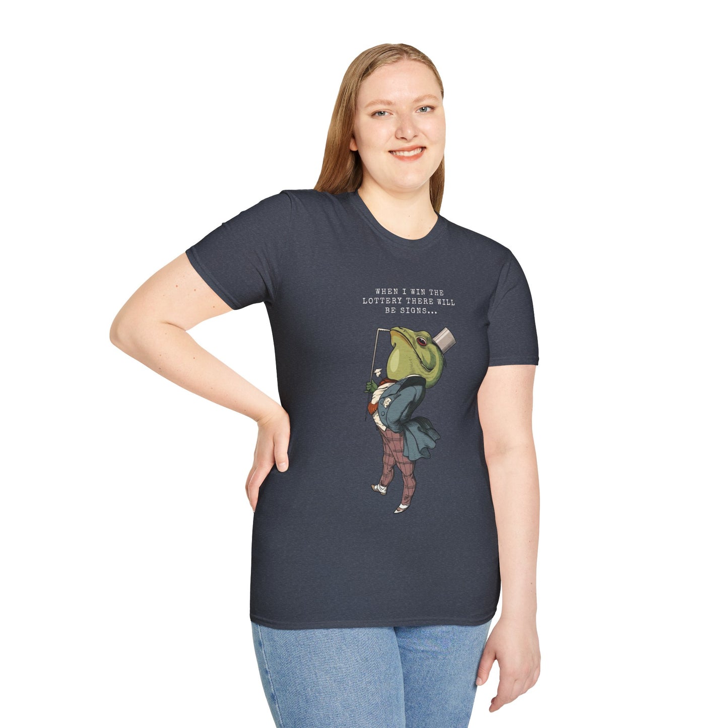 When I win the lottery Unisex Softstyle T-Shirt