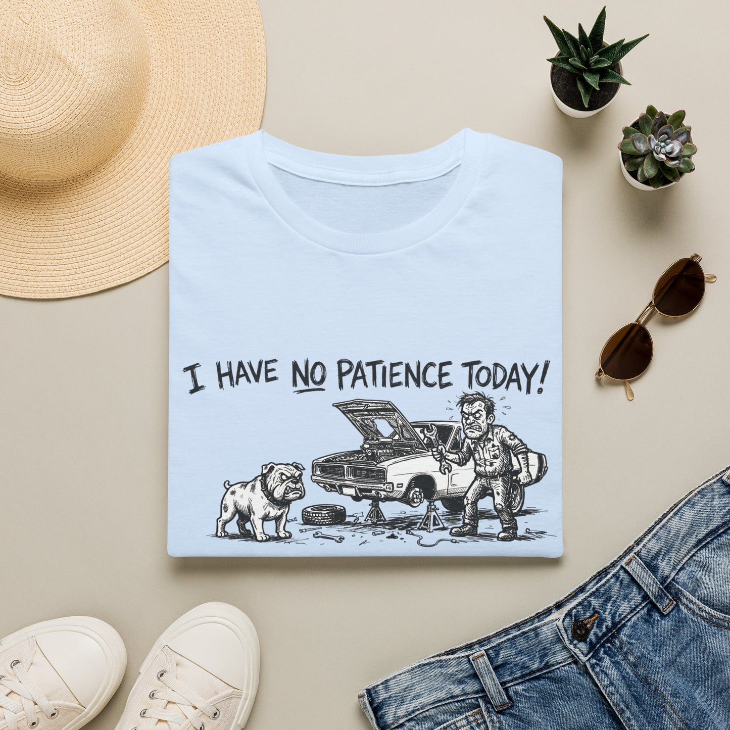 I have no patience today Unisex Softstyle T-Shirt