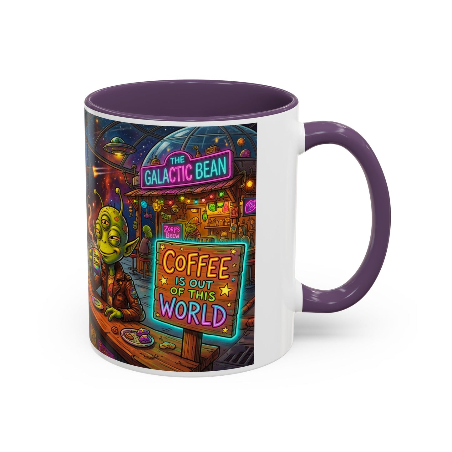 Coffee Is Out of This World Funny Accent Coffee Mug — Unique Gift for Coffee Lovers