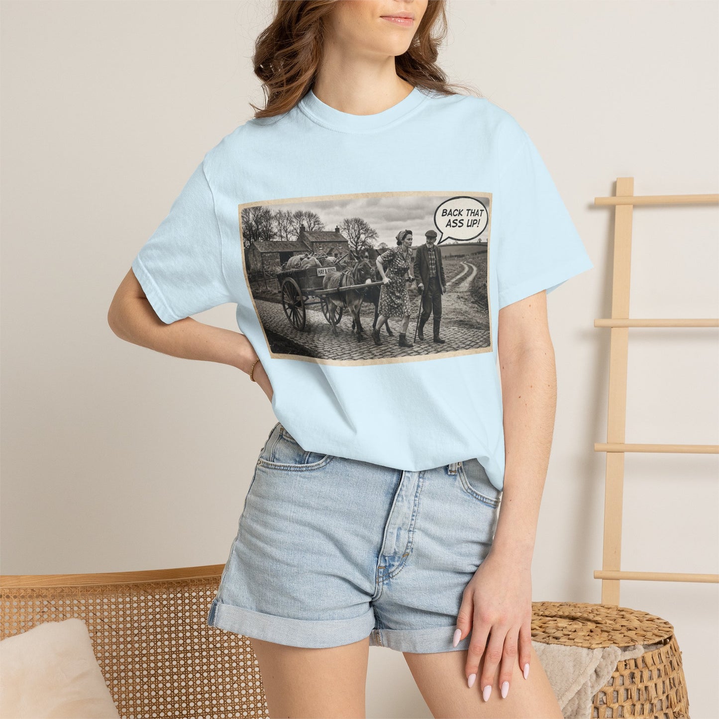 Back that Ass up Unisex Garment-Dyed T-shirt