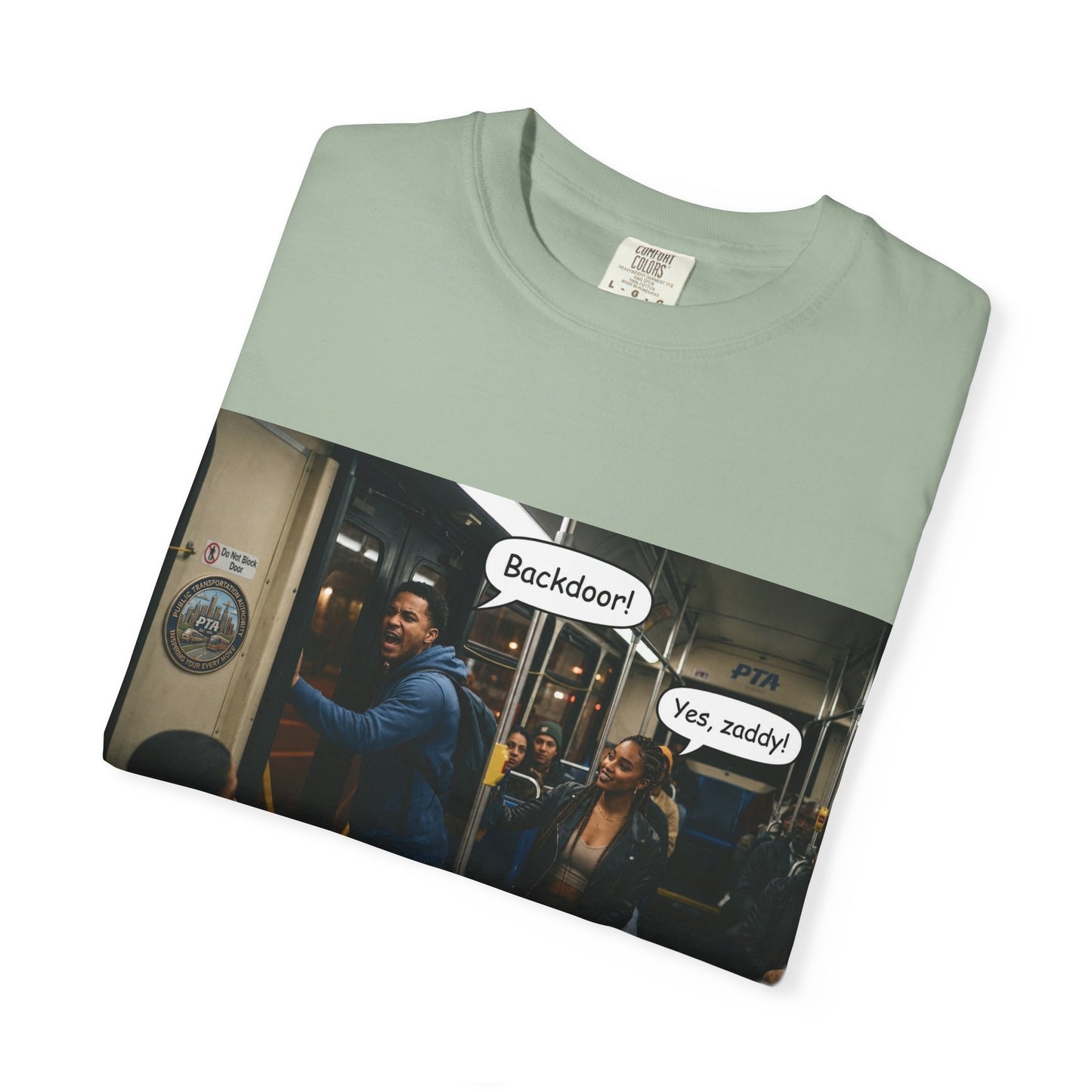 Backdoor Unisex Garment-Dyed T-shirt