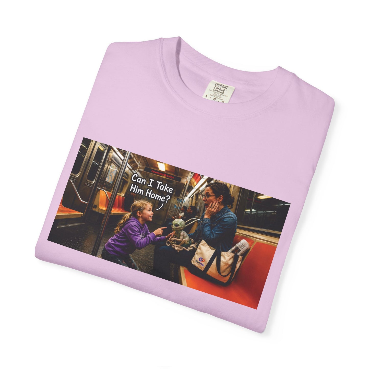 Can I Take Him Home? Funny Garment-Dyed T-Shirt — Cute Gift for Him or Her