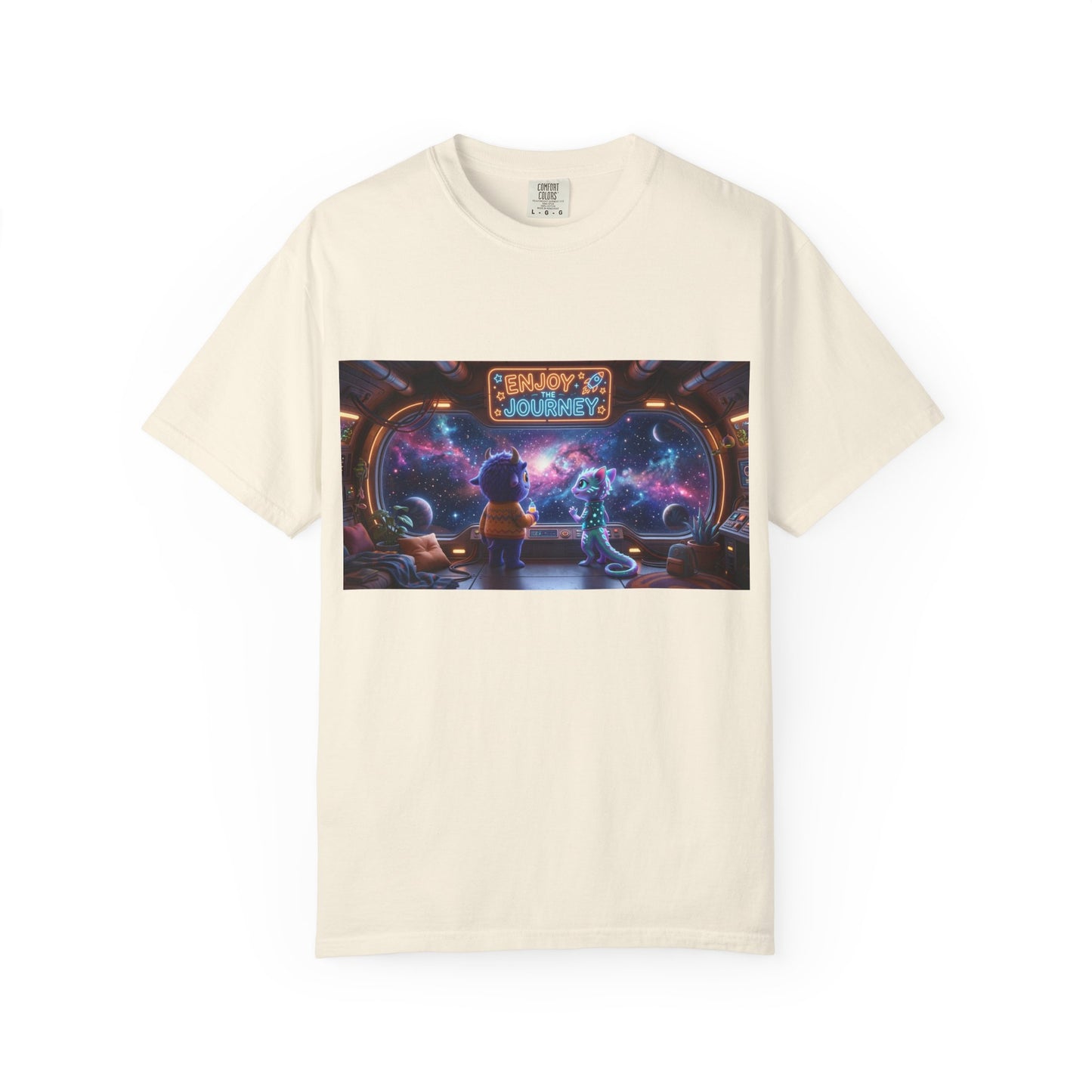 Enjoy the journey Unisex Garment-Dyed T-shirt