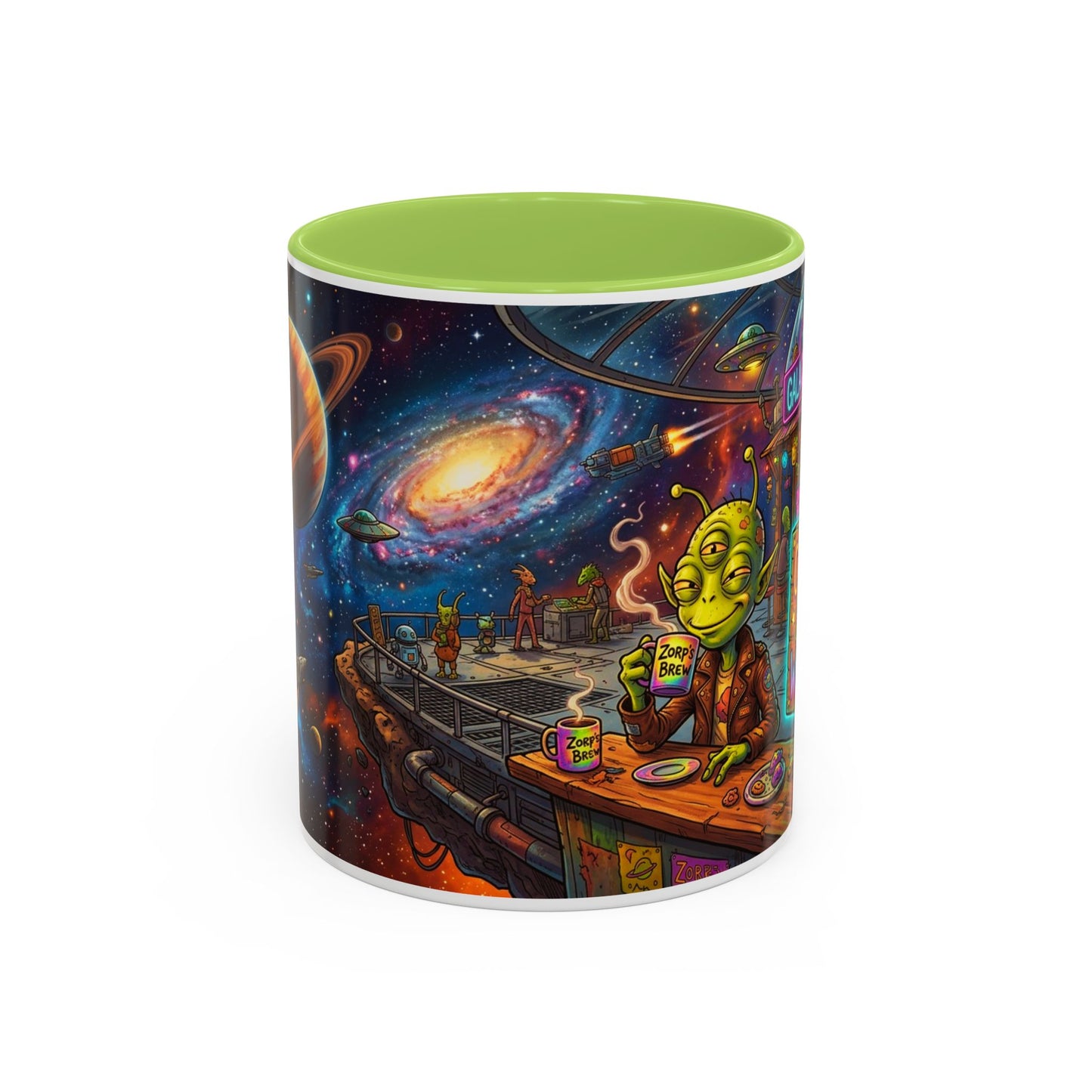 Coffee Is Out of This World Funny Accent Coffee Mug — Unique Gift for Coffee Lovers