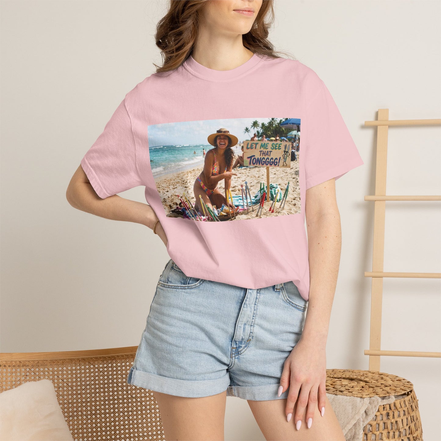 Let me see that tong Unisex Garment-Dyed T-shirt