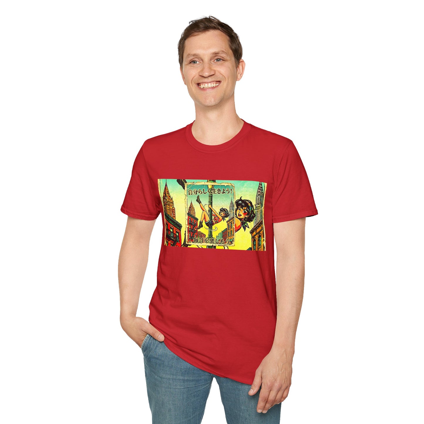 Girls Just Wanna Have Fun Softstyle Tee — Cute Gift for Him or Her