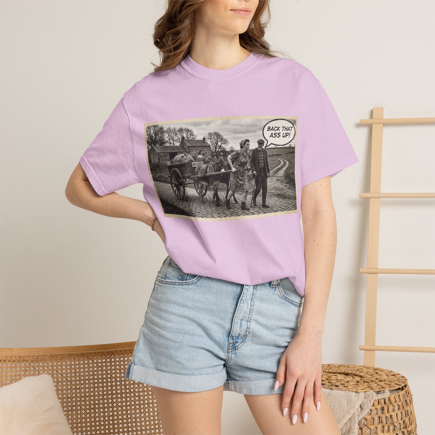Back that Ass up Unisex Garment-Dyed T-shirt