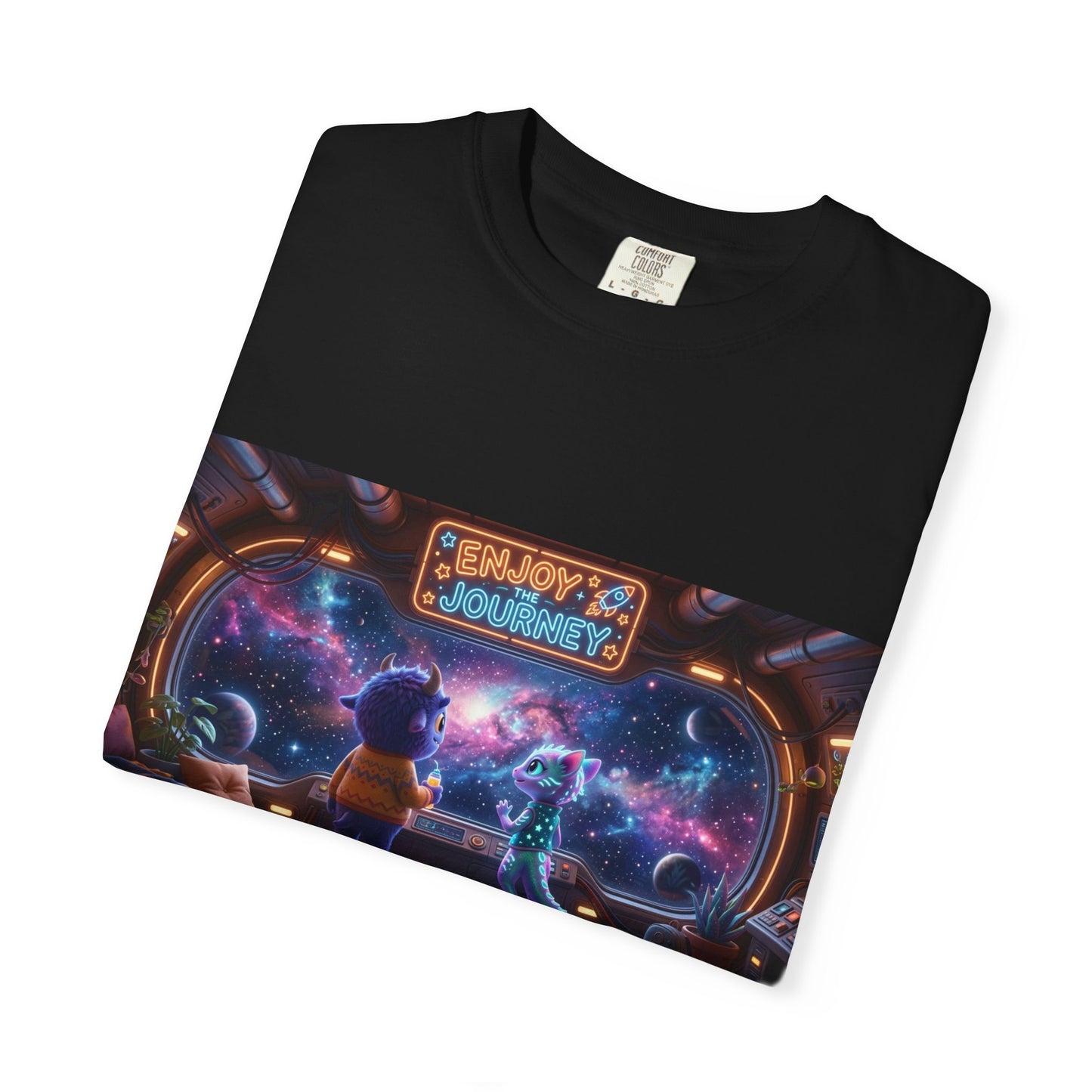 Enjoy the journey Unisex Garment-Dyed T-shirt