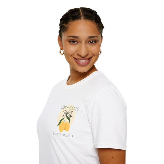 Limoncello Front and Back Graphic Softstyle Tee — Unique Gift for Him or Her