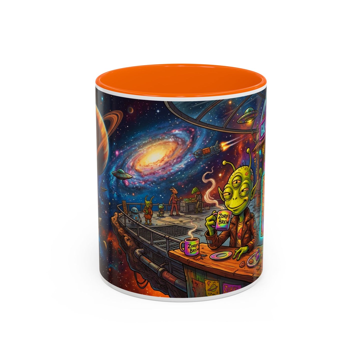 Coffee Is Out of This World Funny Accent Coffee Mug — Unique Gift for Coffee Lovers