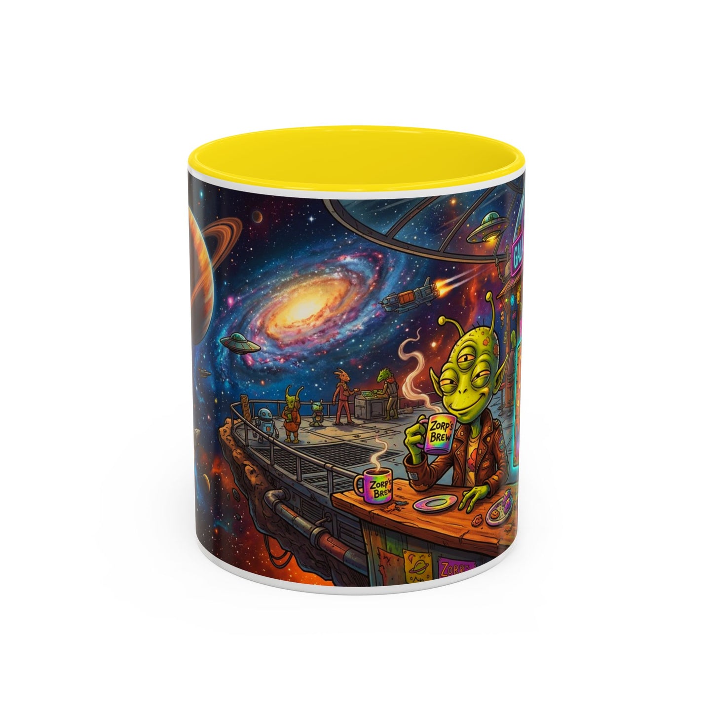 Coffee Is Out of This World Funny Accent Coffee Mug — Unique Gift for Coffee Lovers
