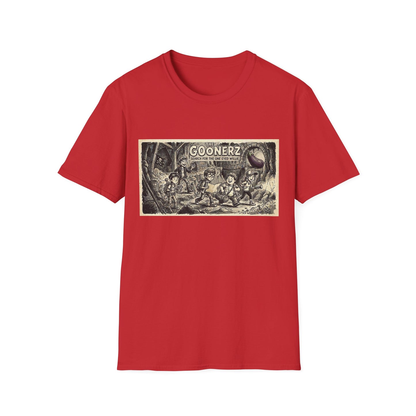 Egg plant adventures Unisex Softstyle T-Shirt