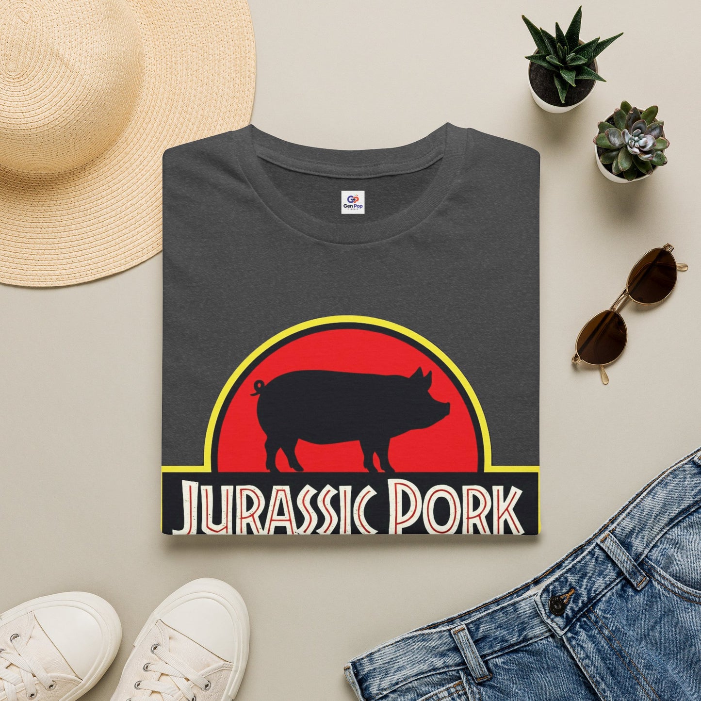 Jurrasic Pork Unisex Softstyle T-Shirt
