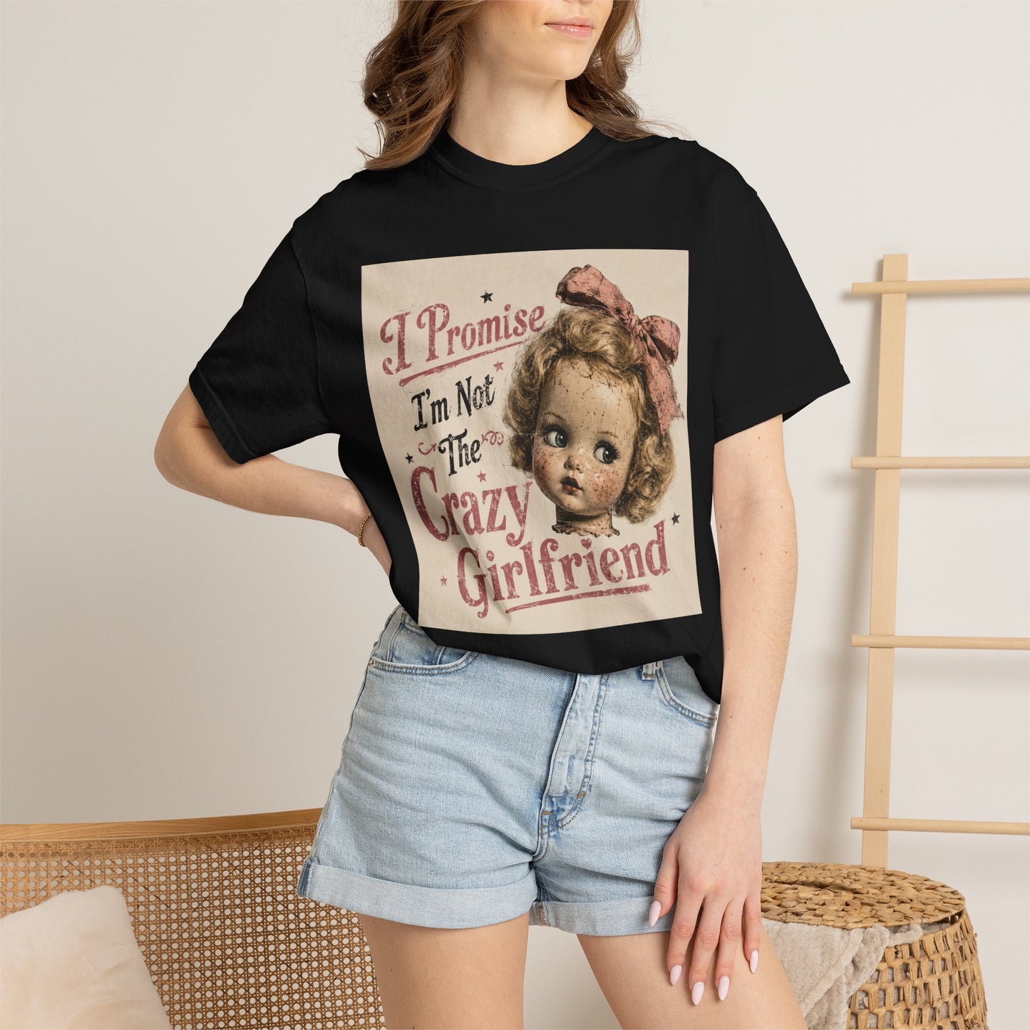 Crazy Girlfriend Unisex Garment-Dyed T-shirt