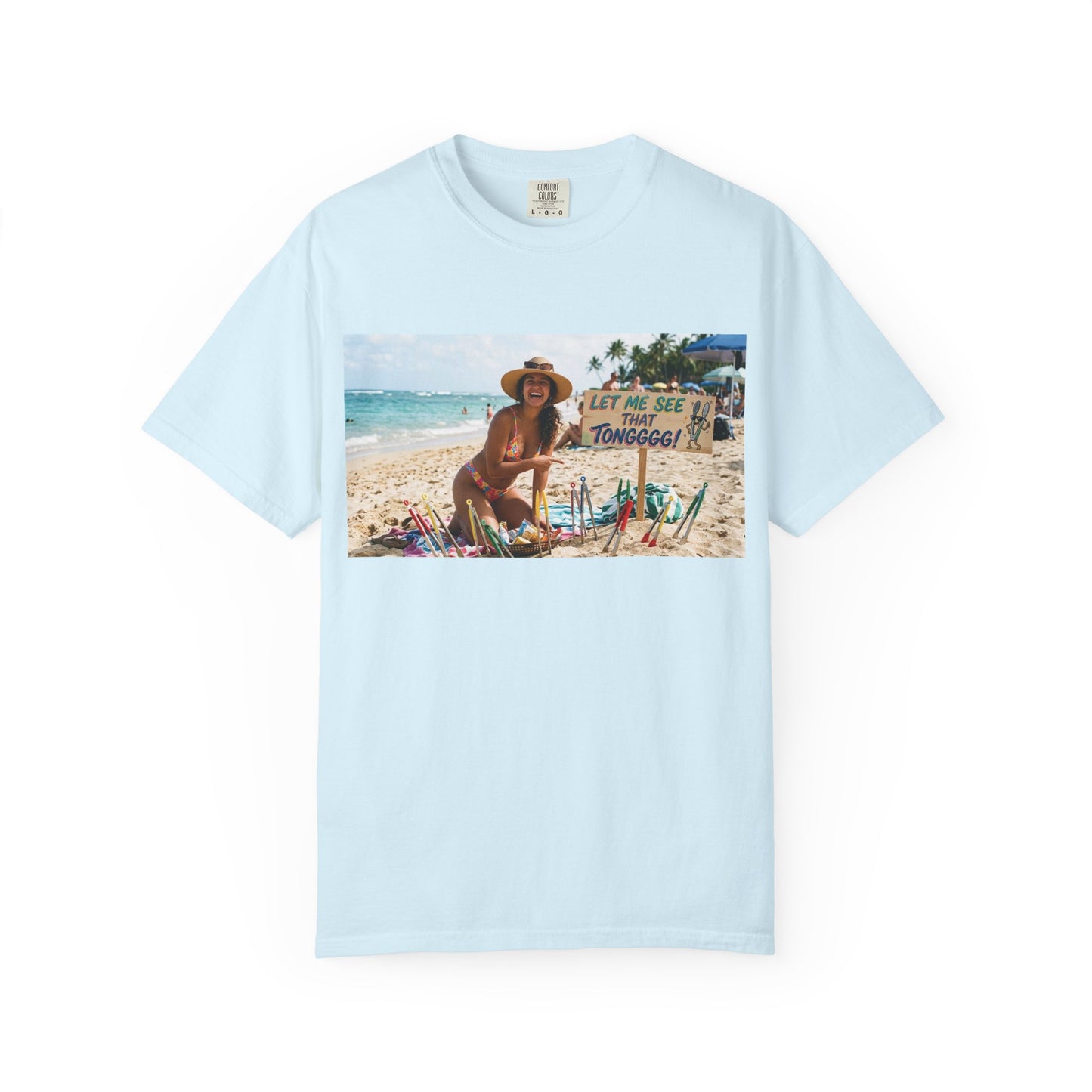Let me see that tong Unisex Garment-Dyed T-shirt
