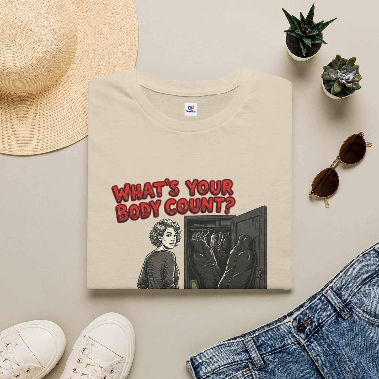 Body Count Funny Adult Humor Softstyle Tee — Gag Gift for Him or Her