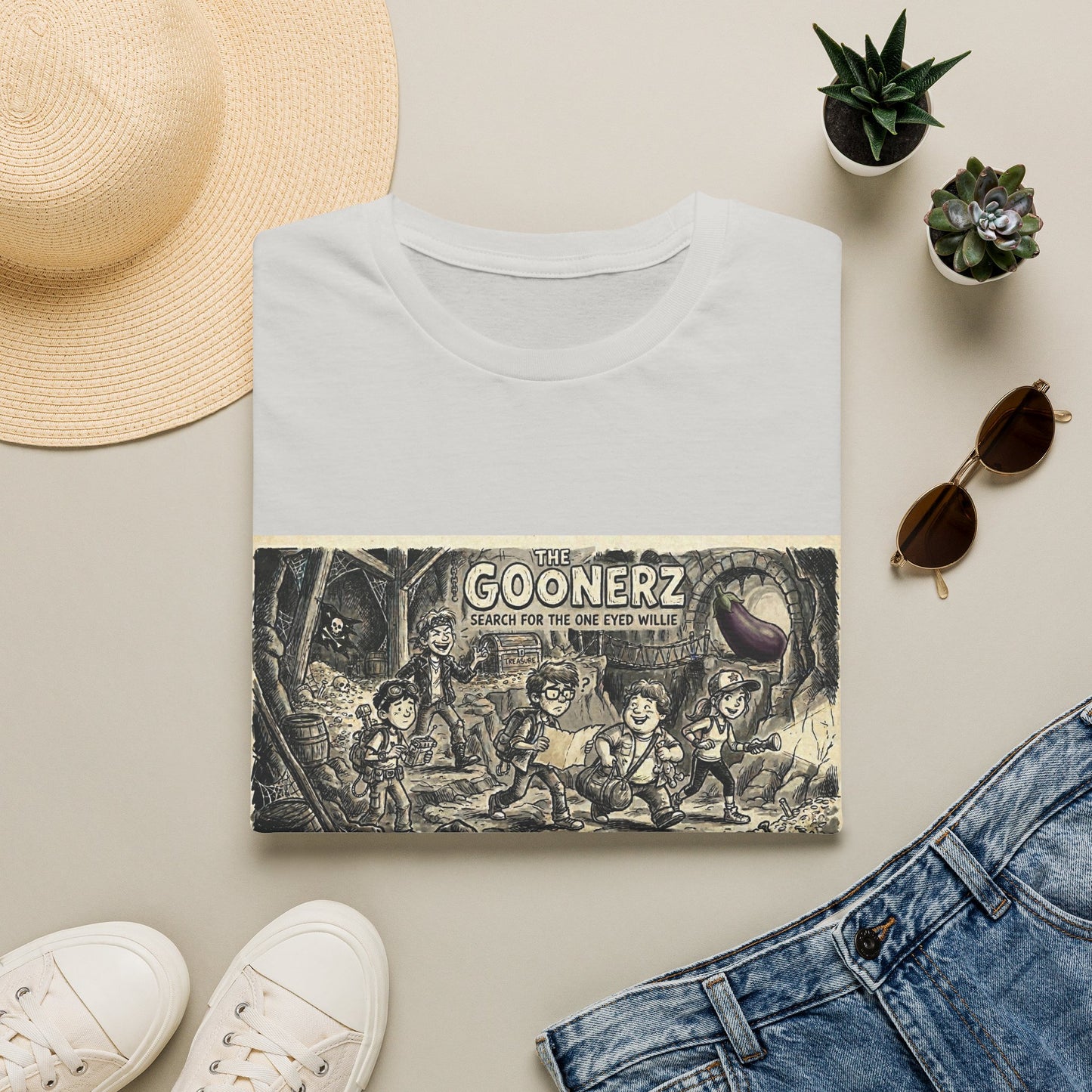 Egg plant adventures Unisex Softstyle T-Shirt