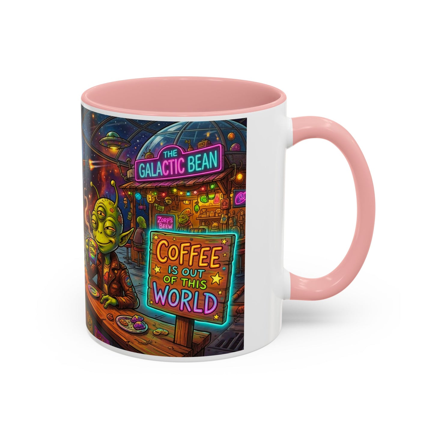 Coffee Is Out of This World Funny Accent Coffee Mug — Unique Gift for Coffee Lovers