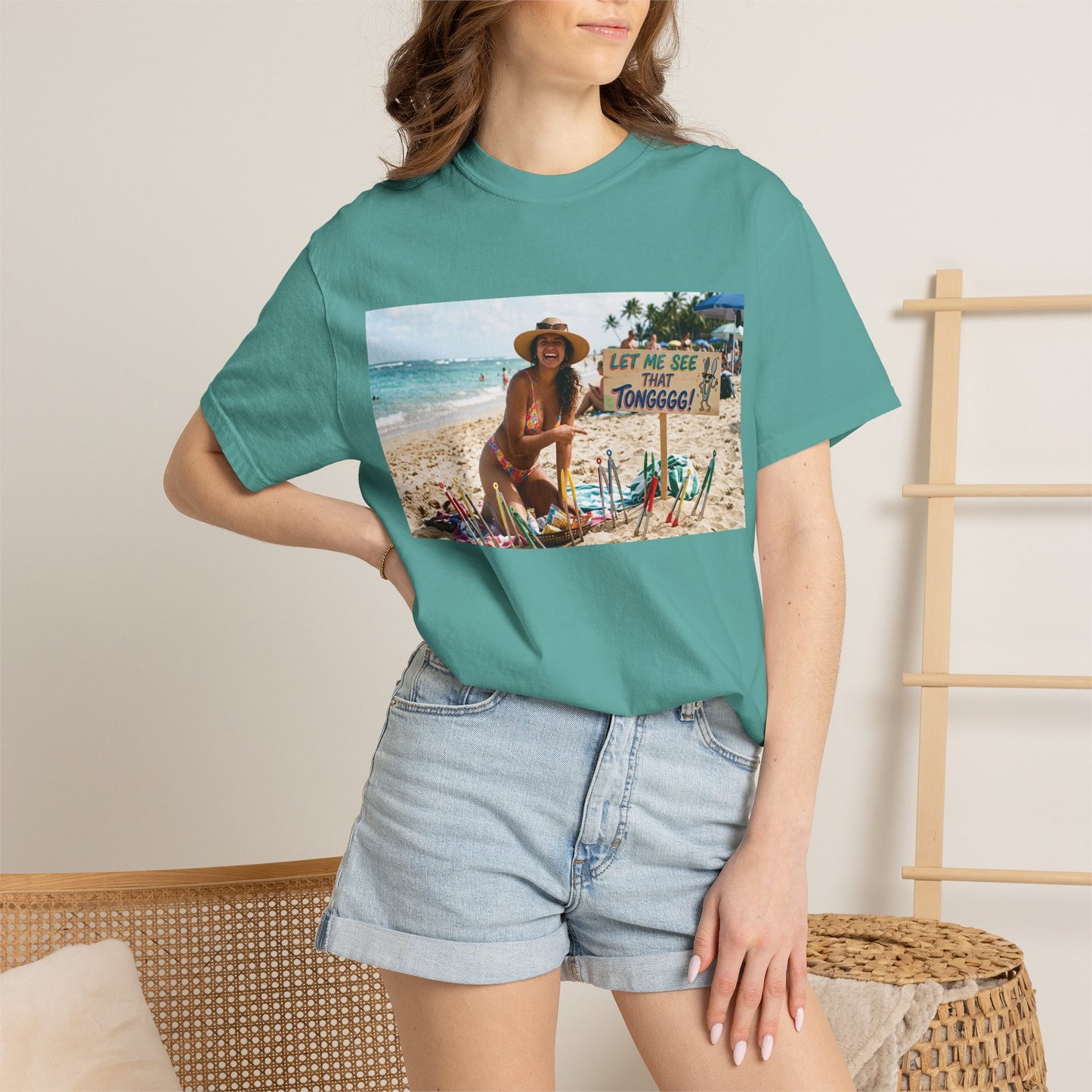 Let me see that tong Unisex Garment-Dyed T-shirt