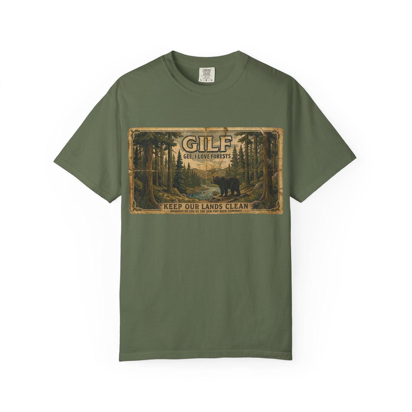 GILF Bear Unisex Garment-Dyed T-shirt
