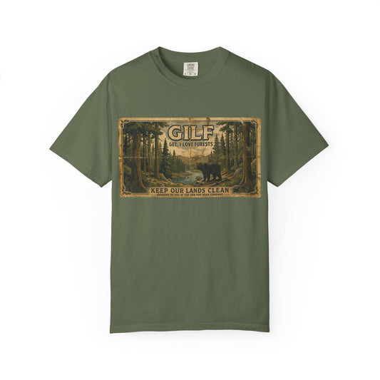 GILF Bear Unisex Garment-Dyed T-shirt