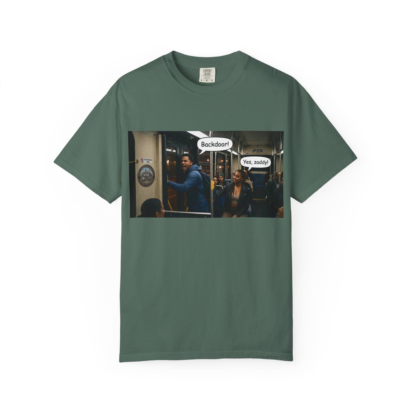 Backdoor Unisex Garment-Dyed T-shirt