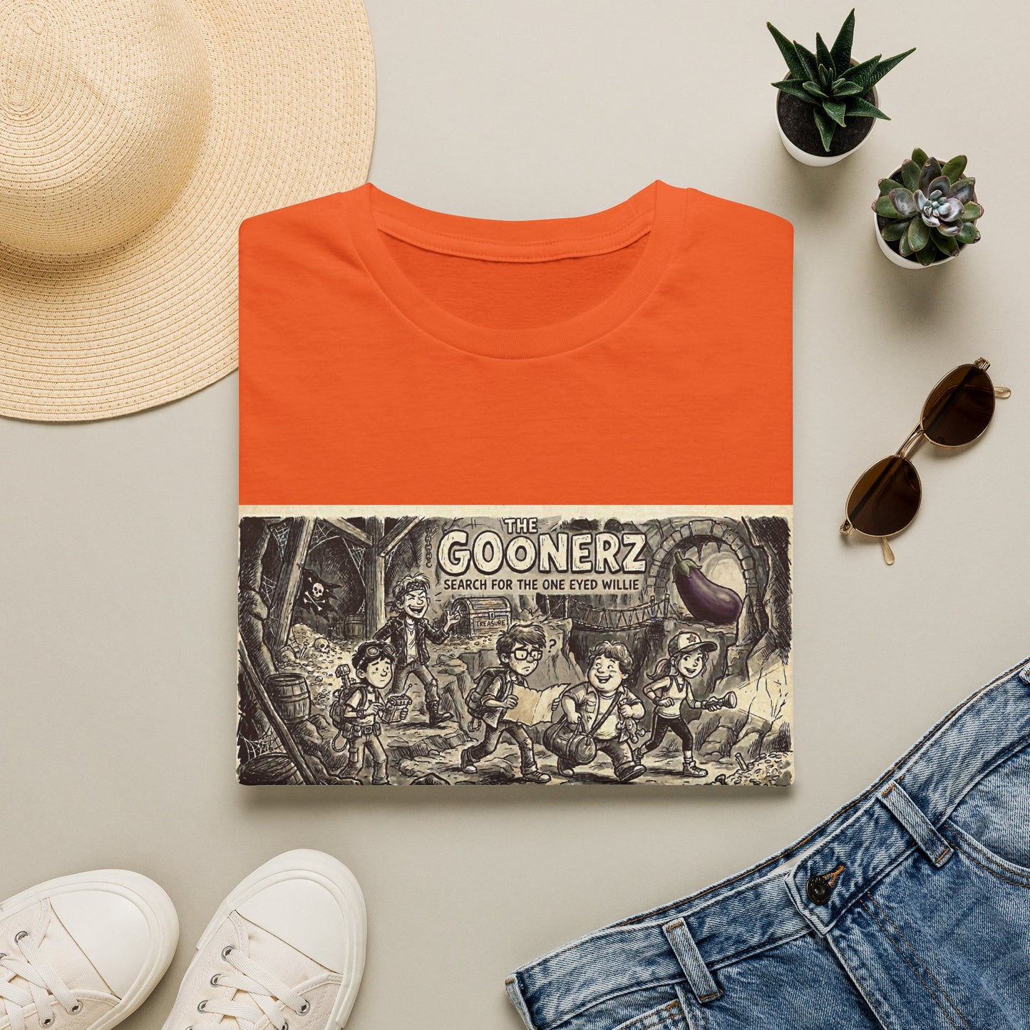 Egg plant adventures Unisex Softstyle T-Shirt